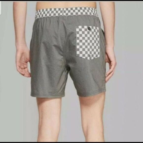 🏷️ 5 for $25 - Original Use: Checkered Swim Trunks - Picture 2 of 9
